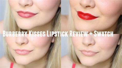 Burberry Kisses Lipstick Review & Swatches 